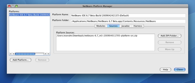 Netbeans Platform Manager